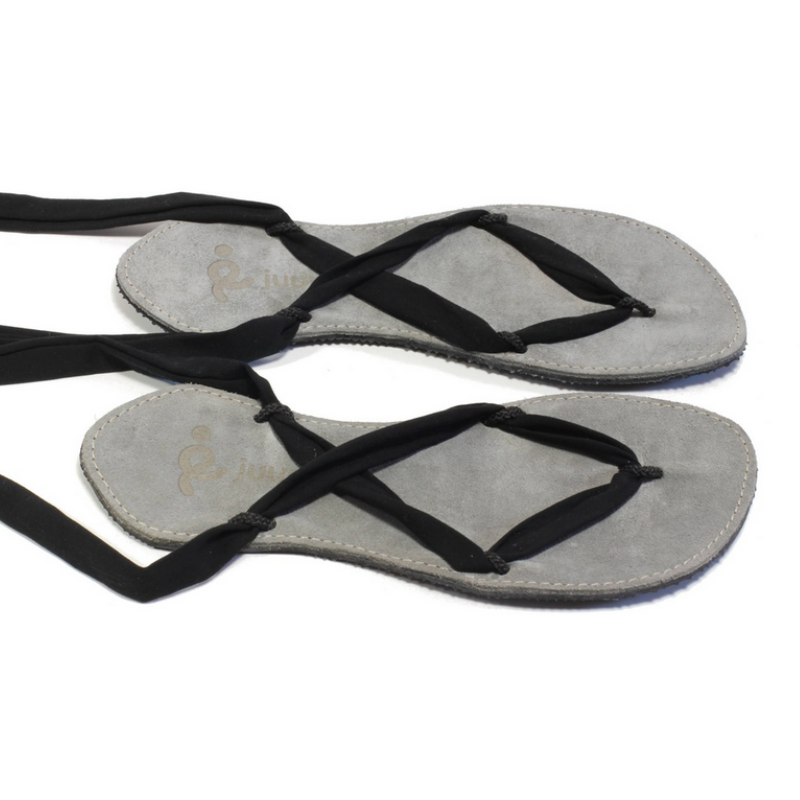 Juuri Adjustable Tie Ribbon Sandals