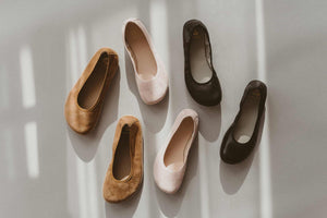 Anya's Barefoot Shoes. Ballet Flats in different styles