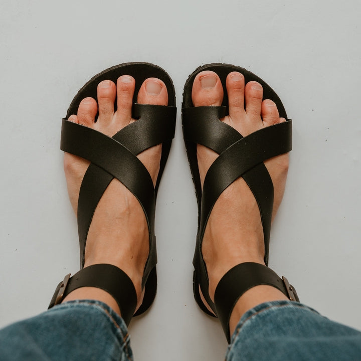 Mukishoes Ibiza Leather Sandal – Anya's Shop