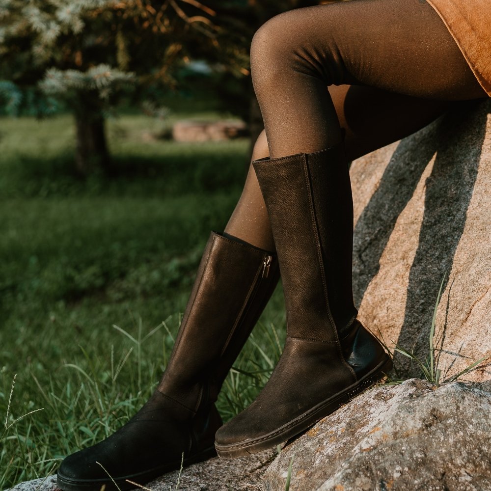 Peerko Regina Felt Lined Leather Riding Boot – Anya's Shop
