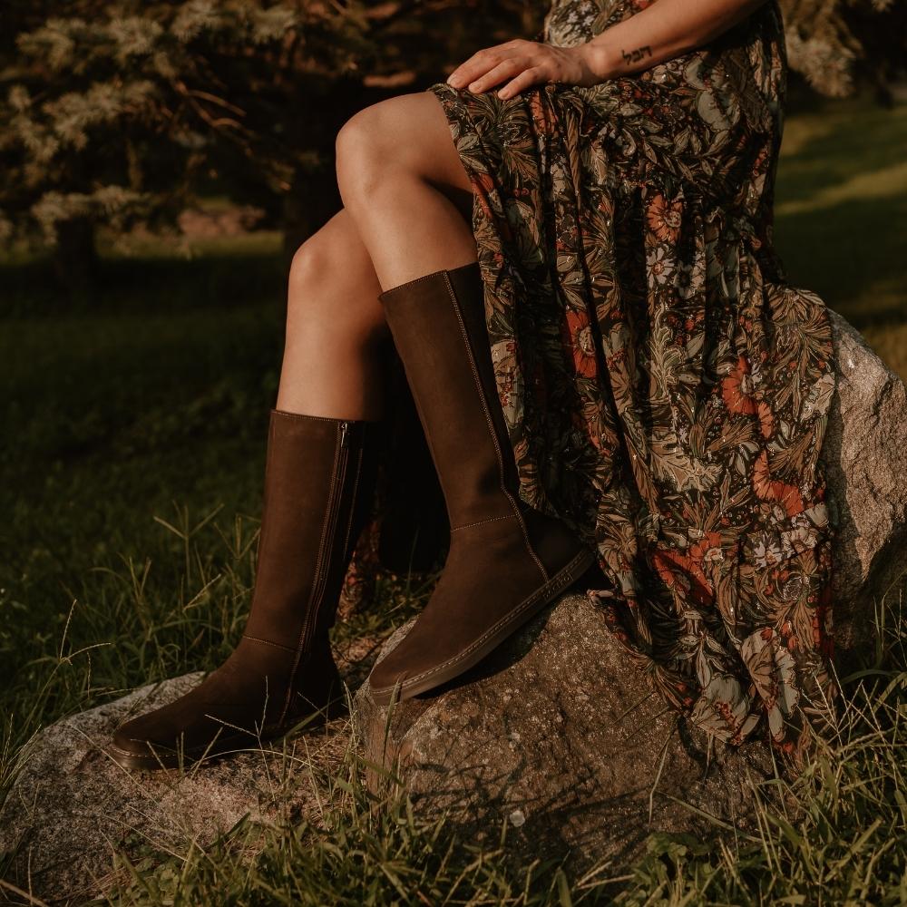 Peerko Regina Felt Lined Leather Riding Boot – Anya's Shop