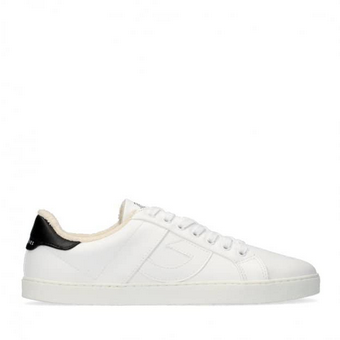 Groundies Greenwich Sneaker - White/Black - 45 - Like New