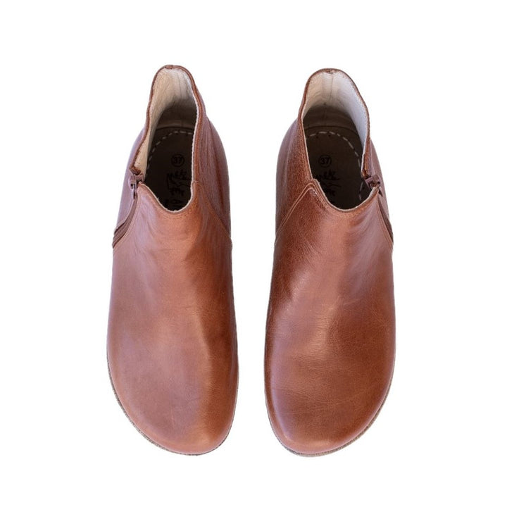 Driver Zipper Boots - Brown | Lethato