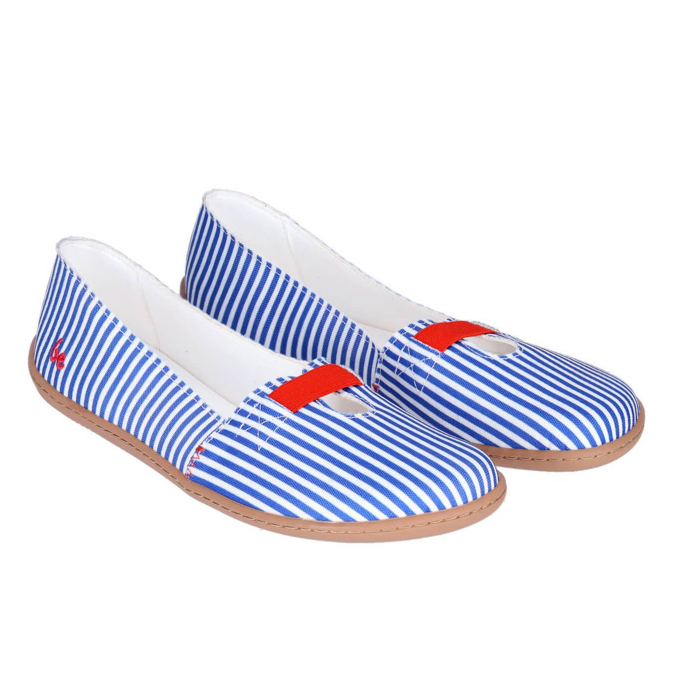 Be Lenka Harmony Flat - Blue Stripes 38 - Like New