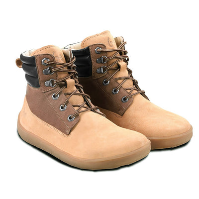 Be Lenka Nevada Neo Rugged Barefoot Boots - Sand & Dark Brown 42 - Like New