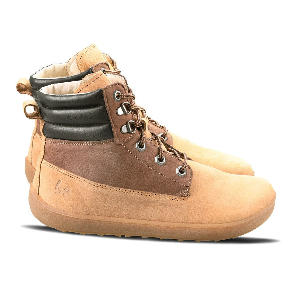 Be Lenka Nevada Neo Rugged Barefoot Boots - Sand & Dark Brown 42 - Like New