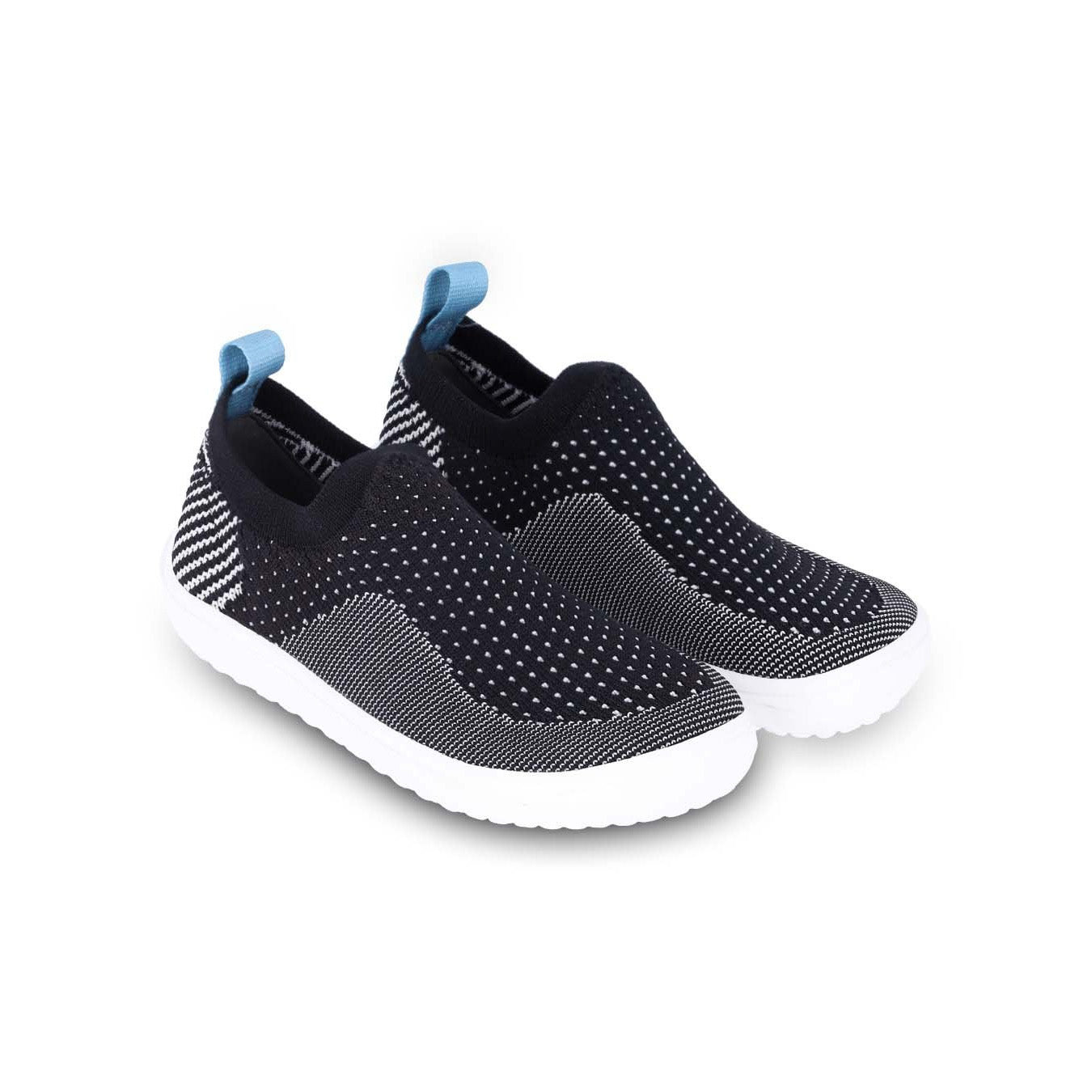 Be Lenka Perk Kids Mesh Slip-On Sneaker - Black & White 25 - Like New
