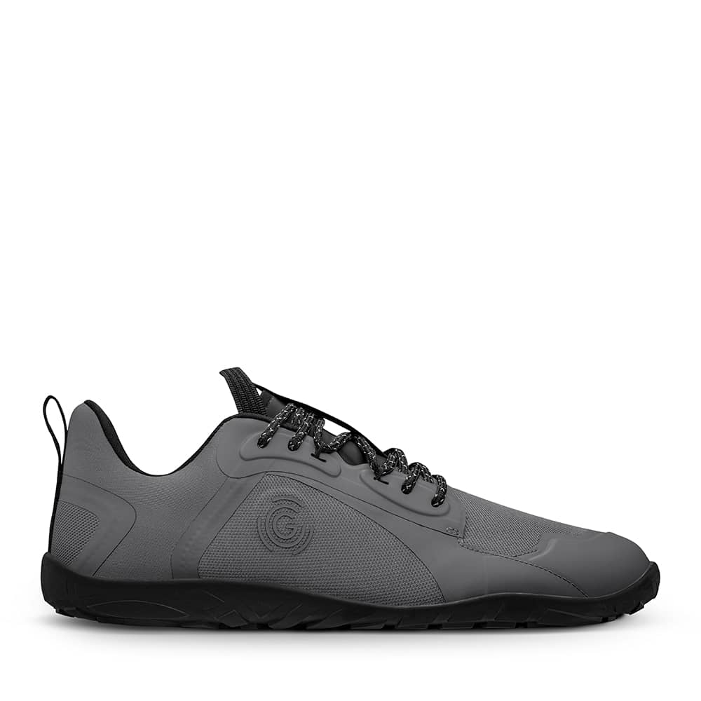 Groundies All Terrian Low Vegan Sneaker - Grey/Black - 44 - Like New