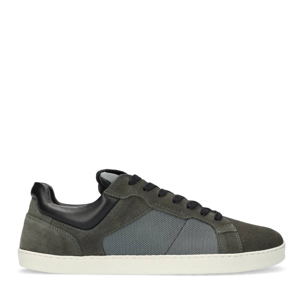 Groundies Court Leather Sneaker - Green/Grey - 45 - Like New