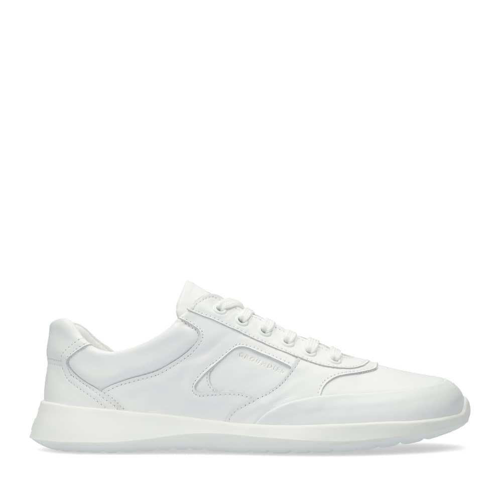 Groundies New Port Leather Sneakers - White - 36 - Like New